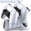 PS5 Double Grip Fast Charger with LED Lamp Seat - 5
