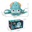 Pink Octopus Toy - Automatic Obstacle Avoidance, Sound & Light - 3