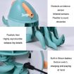 Pink Octopus Toy - Automatic Obstacle Avoidance, Sound & Light - 5