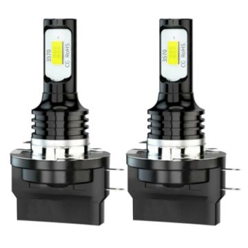 H11B 80W Car Headlight Bulbs 2pcs 3570 LED Fog Lights Ice Blue - 1