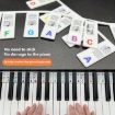 Removable Silicone Piano Notes Guide for 61-Key Keyboard - 4