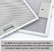 2pcs 10.2x12.5 Inch Range Hood Grease Filter, 5-Layer Aluminum Mesh - 4