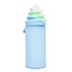 Large Capacity Blue Silicone Pencil Case Pen Container Stationery - 1