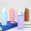 Large Capacity Blue Silicone Pencil Case Pen Container Stationery - 2