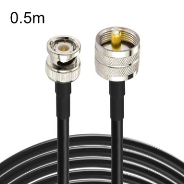 0.5m RG58 BNC Male to UHF Male Adapter Cable - 1