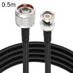 0.5m RG8X Coaxial Cable N Male to BNC Male - 1