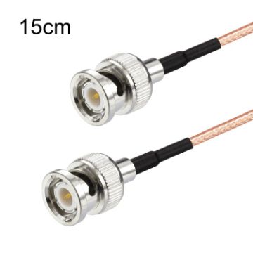 15cm BNC Male to Male RG316 RF Extension Cable - 1