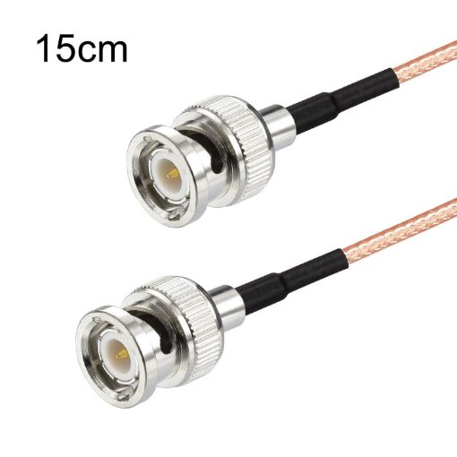15cm BNC Male to Male RG316 RF Extension Cable - 1