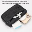 Cwatcun D115 Black Small Waterproof Leather DSLR Camera Bag - 6