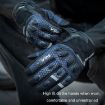 SULAITE Touch Screen Breathable Mesh Cycling Gloves, Size L (Black) - 6