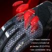 SULAITE Motorcycle Anti-fall Touch Screen Cycling Gloves, L (Black Red) - 5
