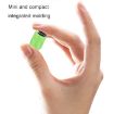 4pcs Luminous Car Motorcycle Tire Valve Cap, Orange Red Skull - 5