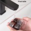 Mini Small Round Brown Table & Chair Leg Covers, 4pcs Set - 5