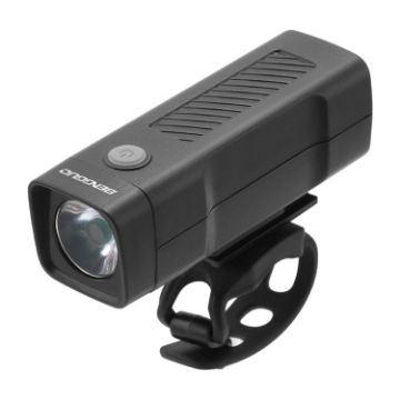 BENGGUO Rechargeable Bicycle Front Light Flashlight, 3 Modes, Black - 1