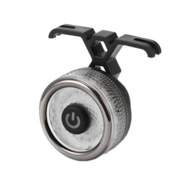 Round Bicycle Brake Light - Intelligent Induction, Cushion Model - 1