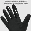 WEST BIKING L Black Anti-slip Breathable Touch Screen Cycling Gloves - 4