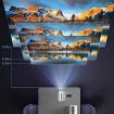 TS-6 4K Mini Projector Android 11 WiFi6 with UK Plug (White) - 4