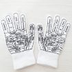 Acupuncture Point English Hand Massage Therapy Gloves, Avg Size - 3