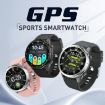 GPS Sport Watch 1.32" HD Screen, Multi Mode Smartwatch (Black) - 2