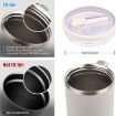 Stanley 40oz Adventure Quencher White Straw Lid Replacement Parts - 4
