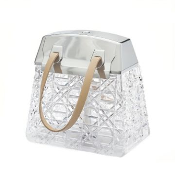 White Desktop Crystal Bag Humidifier with Aroma & Ambient Lighting - 1