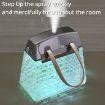 Blue Desktop Crystal Bag Humidifier with Aroma and Ambient Lighting - 4