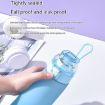 Black 700ml BPA-Free Tritan Sports Water Bottle with Straw - 6