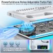 PS5 Slim/PS5 Cooling Bracket Headphone Organiser Charger (White) - 6