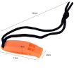 Outdoor Survival Whistle - Dual-Frequency with Lanyard (Yellow) - 3