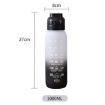 Gradient Blue Pink Tritan Water Bottle - 1000ml Large Capacity - 4