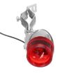 Vintage Bicycle Motorized Tail Lights - Silver with Red Light - 2