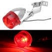Vintage Bicycle Motorized Tail Lights - Silver with Red Light - 4
