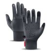 Kyncilor Waterproof Warm Cycling Gloves L, Touch Screen, Gray - 1