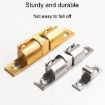 Small Gold 2pcs Cabinet Magnetic Spring Buckle Ball Door Sucker - 5