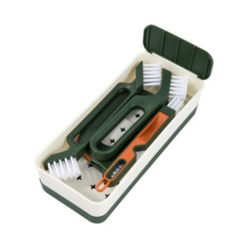 Multifunctional 4-in-1 Gap Brush Set for Cleaning (Green) - 1