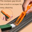 4-in-1 Yellow Multifunctional Gap Brush Set for Household Cleaning - 4