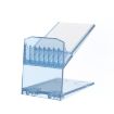 Acrylic Game Controller Stand - Transparent Blue Storage Rack - 1