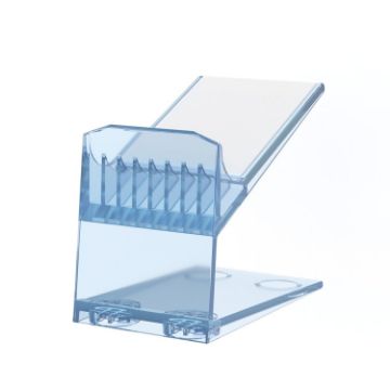 Acrylic Game Controller Stand - Transparent Blue Storage Rack - 1