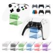 Acrylic Game Controller Stand - Transparent Blue Storage Rack - 2