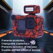 GOPro HERO13 Black Camera Stickers Body Film, Style: 17 Snake Scale Red - 3