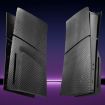 PS5 Slim Carbon Fiber Faceplate Shell, Model 1.0 Digital Edition - 3