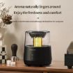 Raindrop Candlelight Aromatherapy Diffuser Humidifier, Colorful, Black - 5