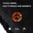 OZERO Women's Orange Red Sheepskin Gloves, Fleece Lined, Size M - 5