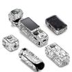 DJI Pocket 3 Camera Stickers Anti-scratch Protective Film (Circuit White) - 1
