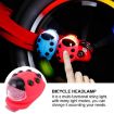 Silicone Ladybug LED Headlight (Red Shell, White Light) Bicycle Equipment - 3