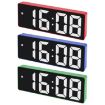 JX012 LED Clock: Battery & Plug-in Dual-use Bedside Alarm (Red) - 2
