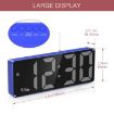 JX012 LED Clock: Battery & Plug-in Dual-use Bedside Alarm (Red) - 3