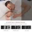 JX012 LED Clock: Battery & Plug-in Dual-use Bedside Alarm (Red) - 4