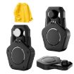 AirTag Magnetic Lock Case - Waterproof Hidden Protective Cover (Black) - 1