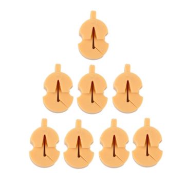 Violin Mute Set: 8pcs Instrument Volume Reduction (Grapefruit) - 1
